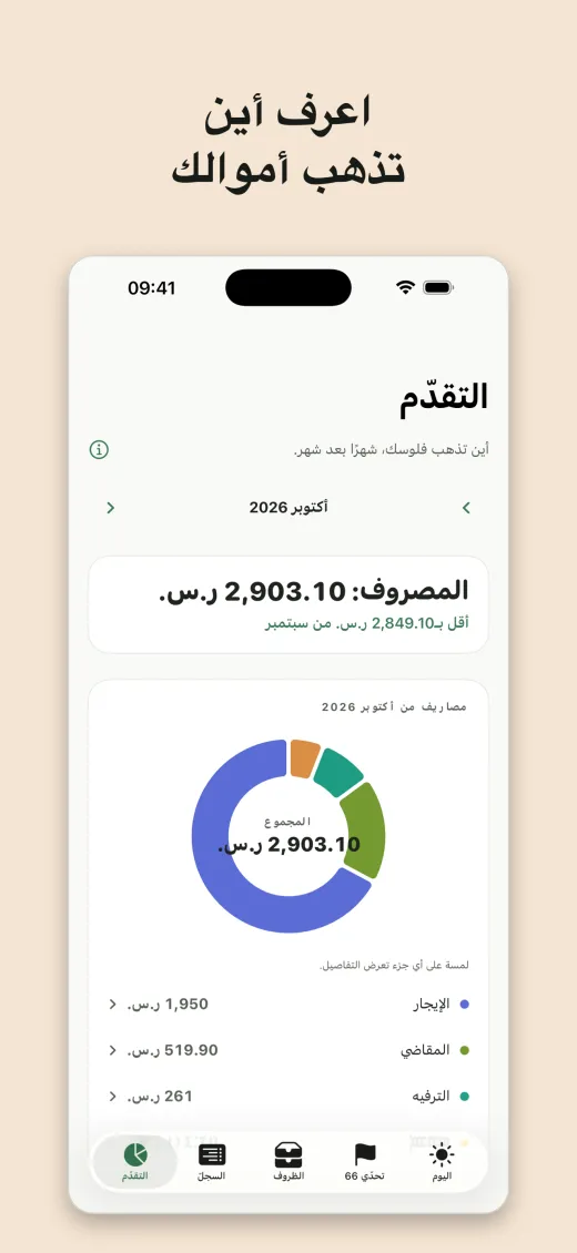 اعرف أين تذهب أموالك