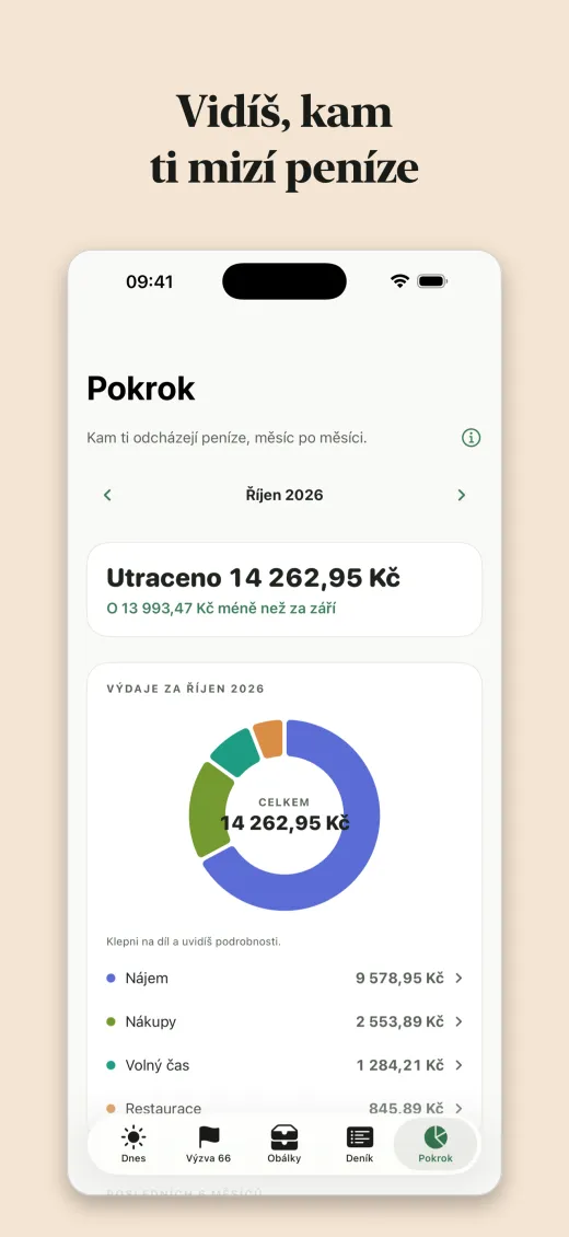 Vidíš, kam ti mizí peníze