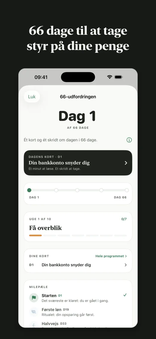 66 dage til at tage styr på dine penge