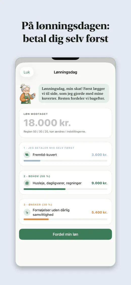 På lønningsdagen: betal dig selv først