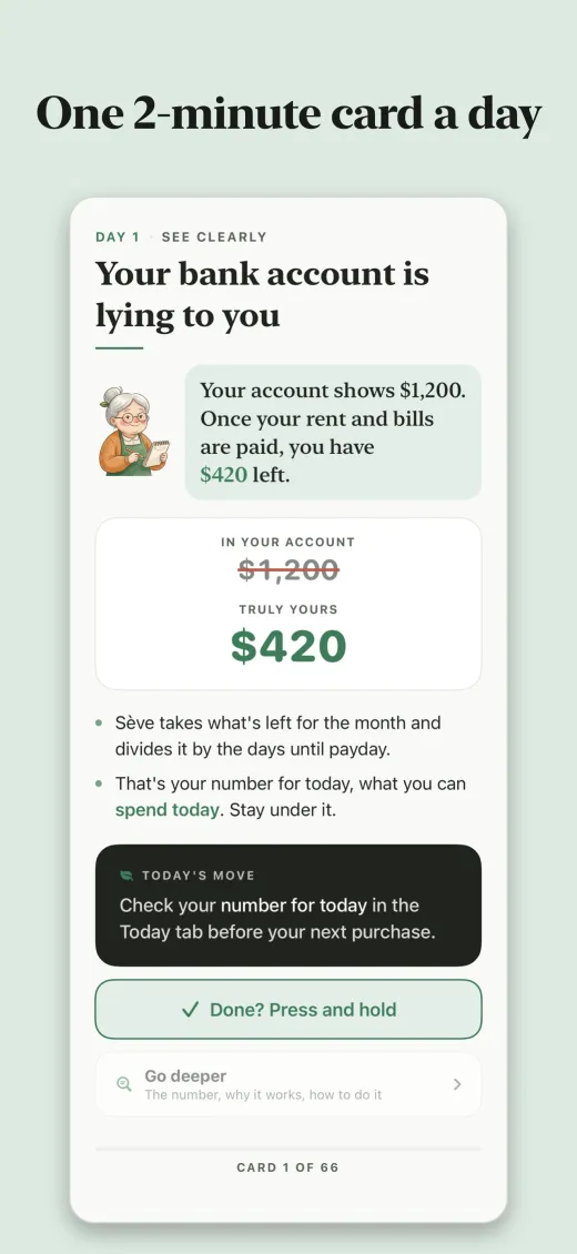 One 2-minute card a day