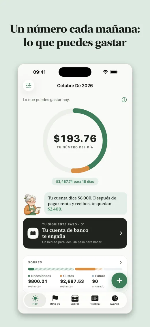 Un número cada mañana: lo que puedes gastar