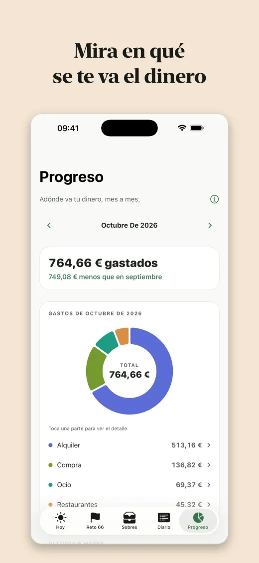 Mira en qué se te va el dinero