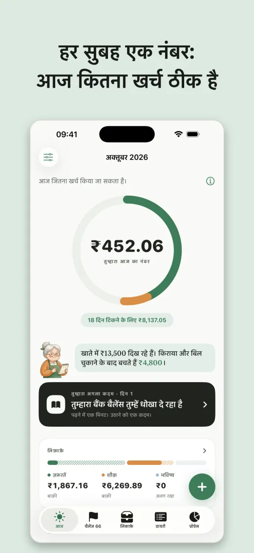हर सुबह एक नंबर: आज कितना खर्च ठीक है