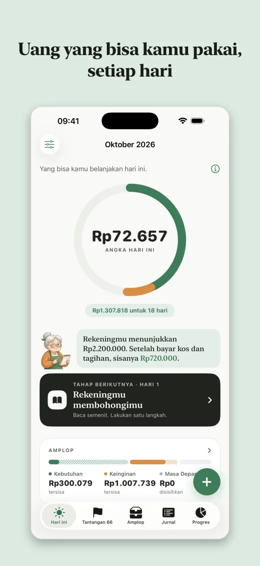 Uang yang bisa kamu pakai, setiap hari