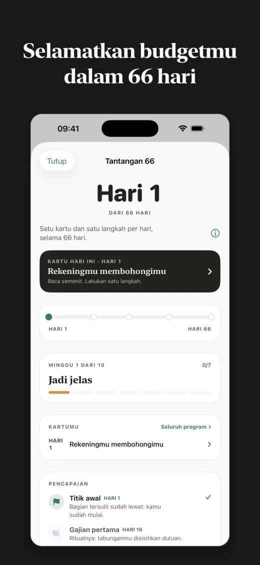 Selamatkan budgetmu dalam 66 hari