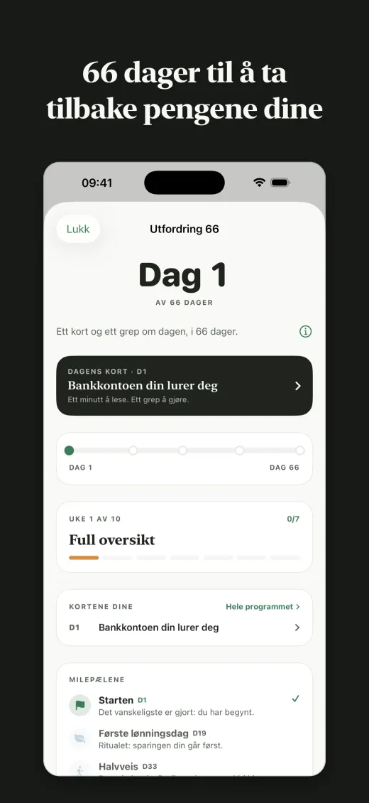 66 dager til å ta tilbake pengene dine