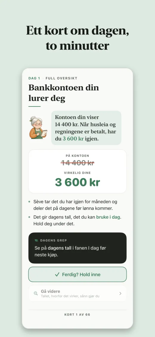 Ett kort om dagen, to minutter