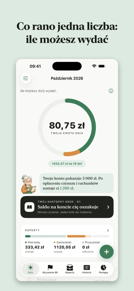 Co rano jedna liczba: ile możesz wydać