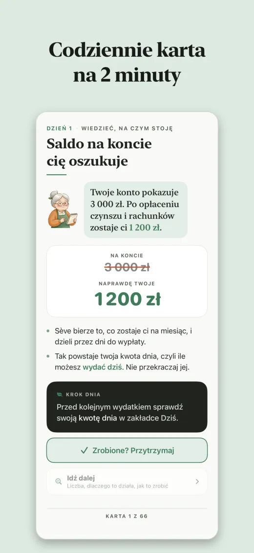 Codziennie karta na 2 minuty
