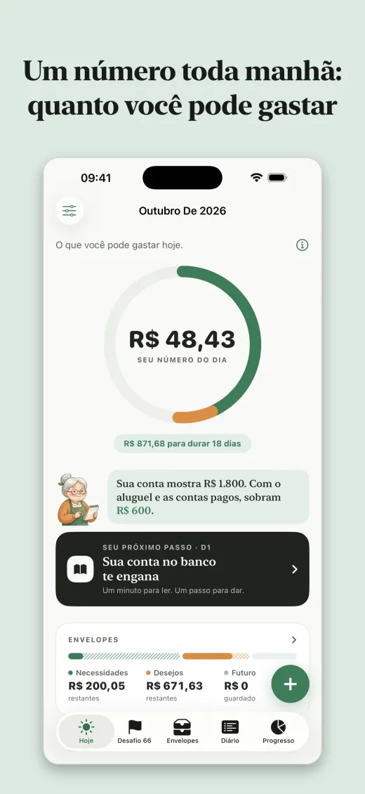 Um número toda manhã: quanto você pode gastar