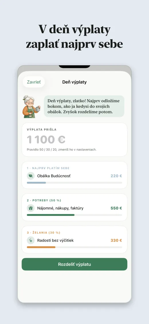 V deň výplaty zaplať najprv sebe