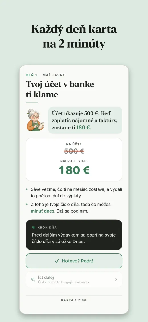 Každý deň karta na 2 minúty