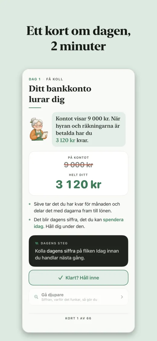 Ett kort om dagen, 2 minuter