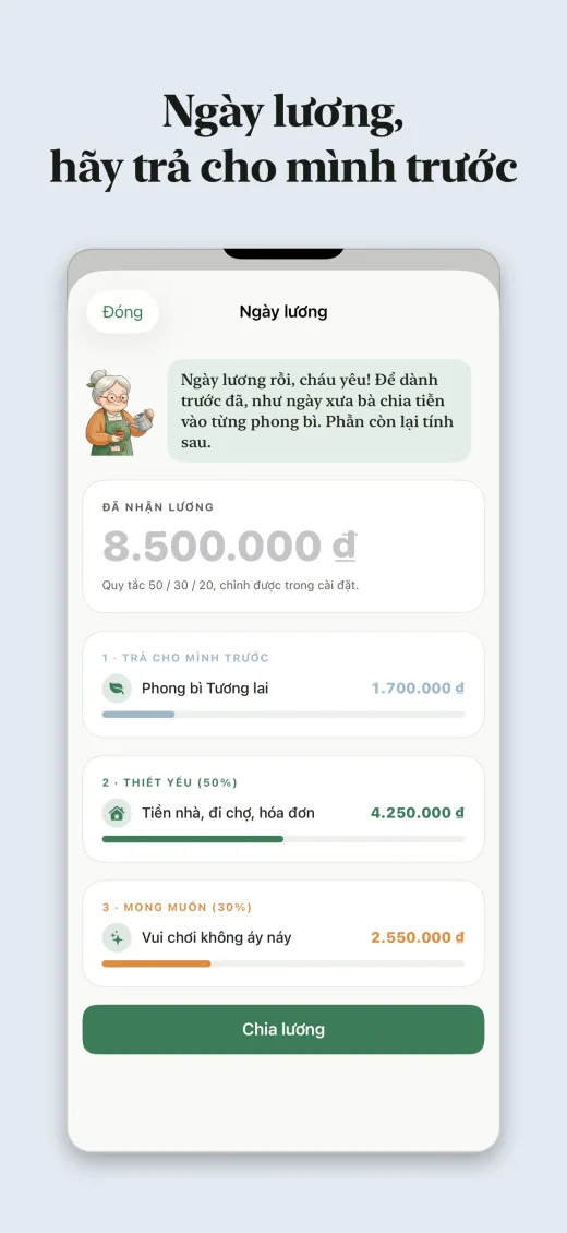 Ngày lương, hãy trả cho mình trước